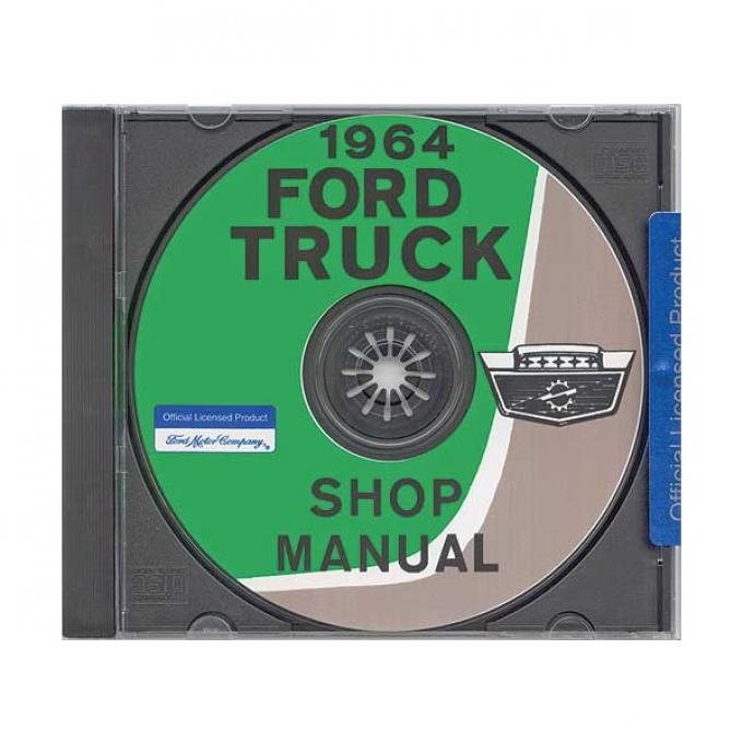 Ford Pickup Truck Shop Manual On CD