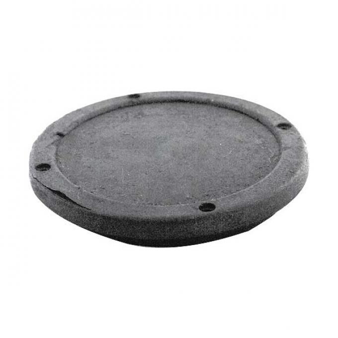 Master Cylinder Cover - Plugs In Floor - Rubberized Over Steel - Ford Passenger