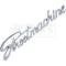 Full Size Chevy Street Machine Script Emblem, Chrome, 1958-1984