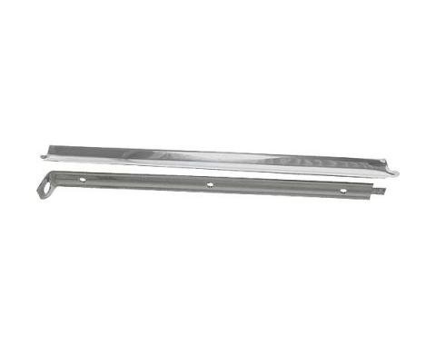 Windshield Division Bar - Stainless Steel - With Inner Division Bar - Ford Pickup Truck