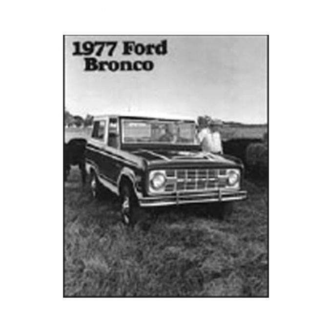 Sales Brochure, 1977 Bronco