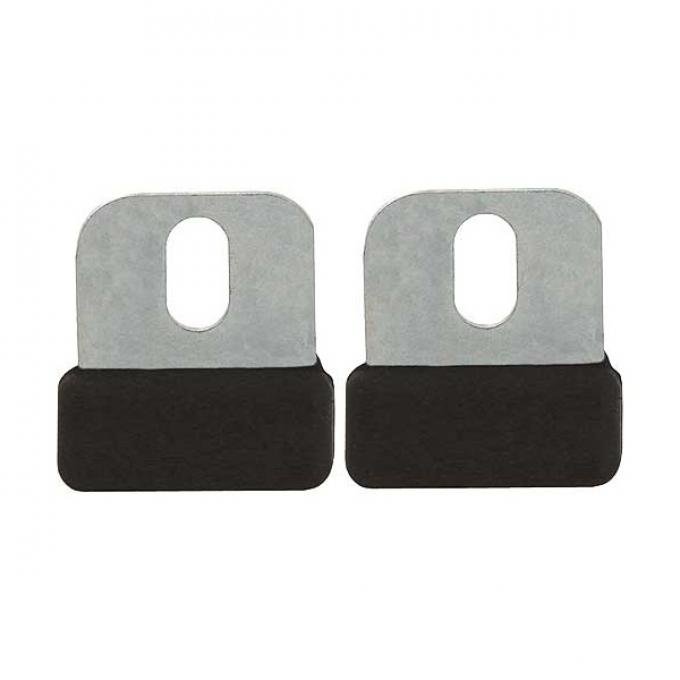 Glove Box Door Stops - Rubber Coated Steel - Lower - Ford