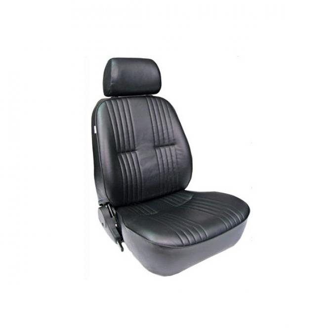 Ford Bucket Seat, Pro 90, With Headrest, Left | Pro90 lowback w/hdrst,Blk,Left