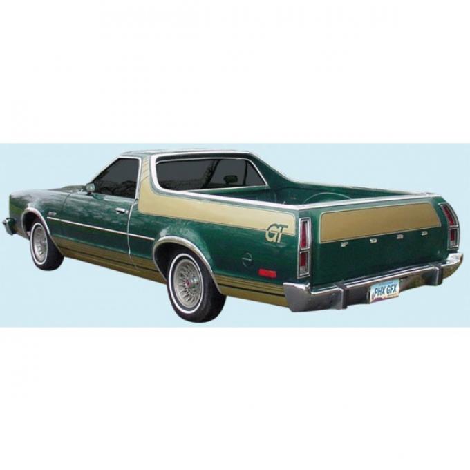 Tailgate Stripe Kit, Ranchero, 1977-1979