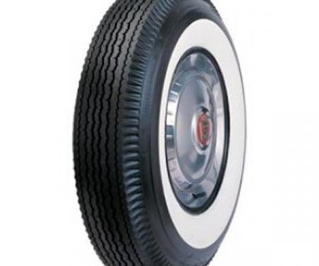 Tire - 710 X 15 - 2-3/4 Whitewall - Tubeless - Universal