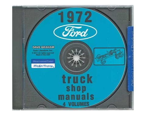 Ford Pickup Truck Shop Manual On CD