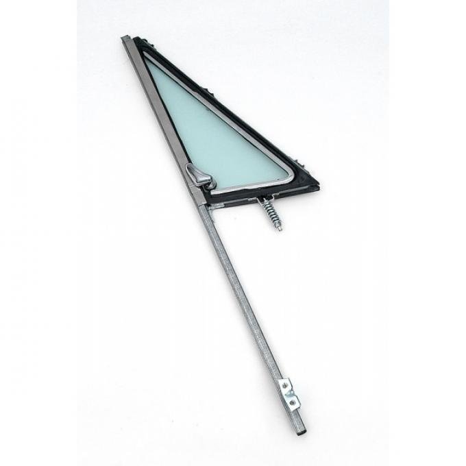 Chevy Truck Vent Window Frame, Chrome, With Tinted Glass, Left, 1968-1972