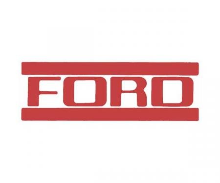 Ford Pickup Truck Exterior Decal Set - Tailgate Lettering -Red