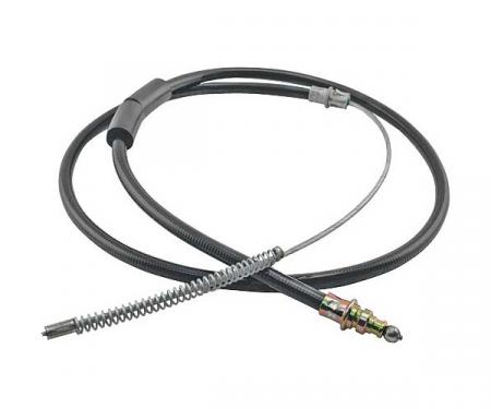 Ford Pickup Truck Rear Emergency Brake Cable - Left - 66-1/4 Long - F100 Thru F150 2 Wheel Drive With Regular Or Super Cab
