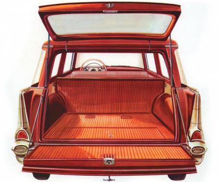 Chevy Cargo Linoleum, Nomad & Wagon, 1955-1957