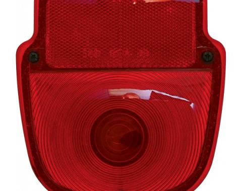 Ford Pickup Truck Tail Light Assembly - Flareside Pickup - Shield Type - Black Housing - Right