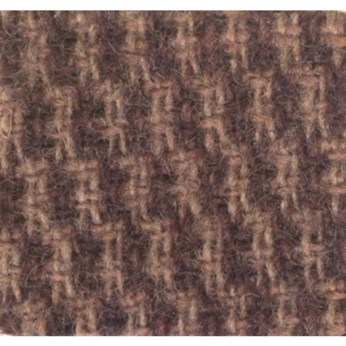 Upholstery Fabric - Brown Check Wool - 60" Wide - MaterialAvailable By The Yard