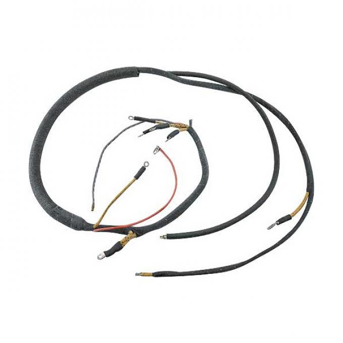 Cowl Dash Wiring Harness - 2 Terminal Amp Gauge - 4 Cylinder Ford Model B, Ford Commercial Truck, Sedan Delivery & Station Wagon