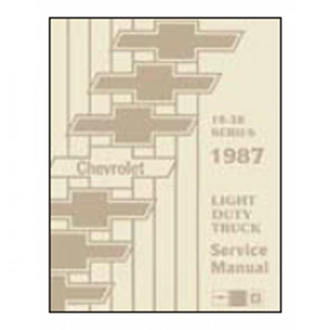 Chevy Truck Shop Manual, 1987