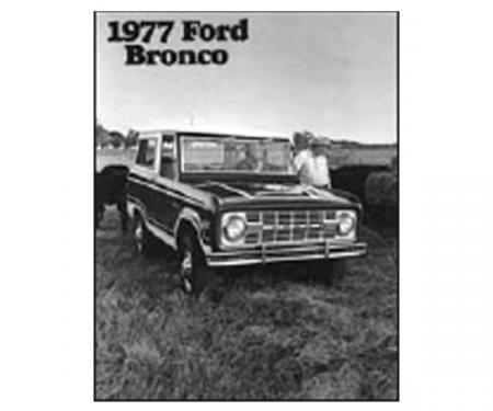 Sales Brochure, 1977 Bronco