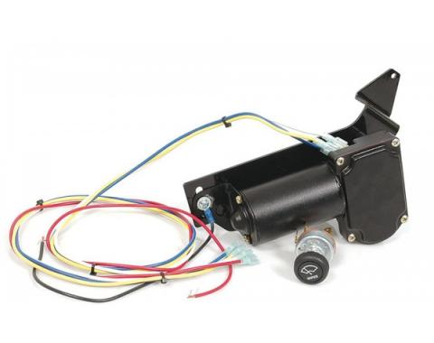 Chevy Electric Wiper Motor, Replacement, 12-Volt, 1953-1954