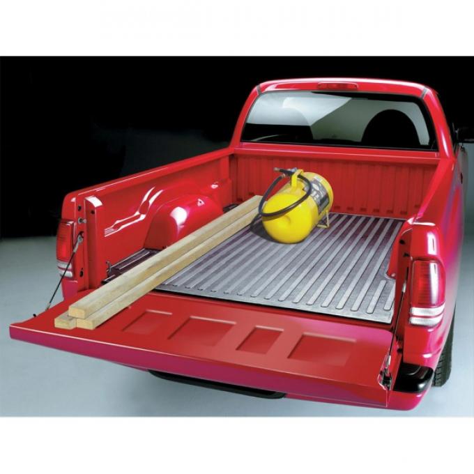 Chevy Sportside Or GMC Stepside Truck Bed Mat, Black Rubber, 6.5' Bed, 19882006