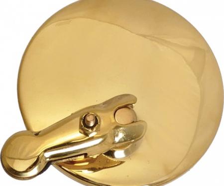 Windwing Mirror - Brass - 3-1/2 Diameter - Ford