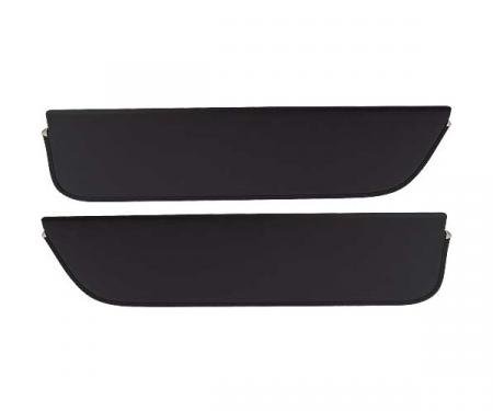 Ford Pickup Truck Sun Visors - New Style - Black CorinthianGrain Vinyl - Ford F100 To Ford F900