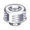 Air Cleaner - Louvered Chrome - 2-5/8 Throat - Fits 2 Barrel Carb
