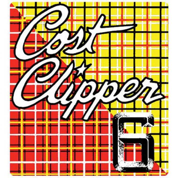 Ford Pickup Truck Valve Cover Decal - Cost Clipper Six