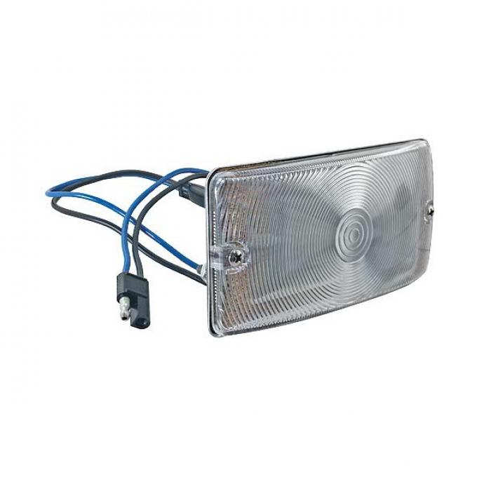Ford Pickup Truck Parking Light Assembly - Right - With Turn Signal - Clear Lens - F100 Thru F600