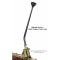 Lokar Shifter for GM 700-R4 Automatic Transmission, Single Bend, 23", Midnight Series, Choice of Knobs