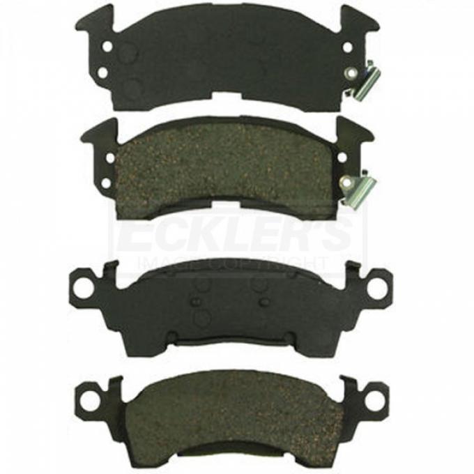 Chevy Blazer, GMC Jimmy or K10 Suburban, Front Disc Brake Pads, Semi-Metallic, Four Wheel Drive, 1981-1991