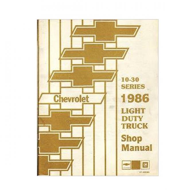 Chevy Truck Shop Manual, 1986