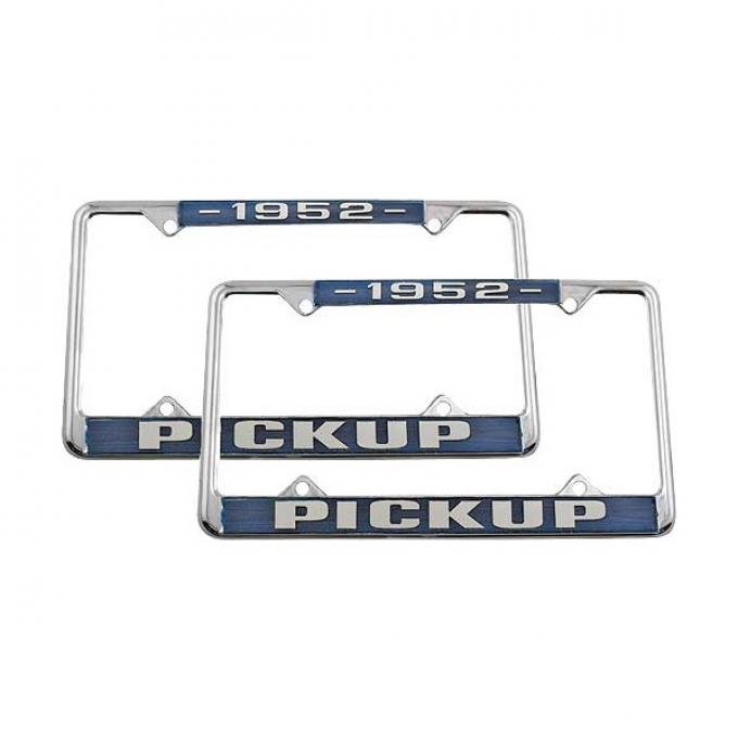 Ford Pickup Truck License Plate Frames - 1952 Pickup