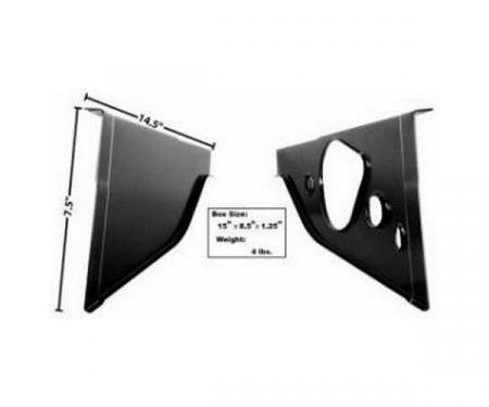 Floor Pan Support Braces - Rear