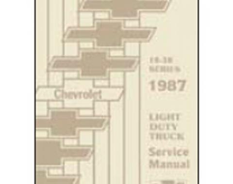 Chevy Truck Shop Manual, 1987