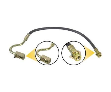 Ford Pickup Truck Front Brake Hose - Drum Brakes - 19 3/4 Long - Frame Bracket To Wheel - From Serial # A75,001 - F350