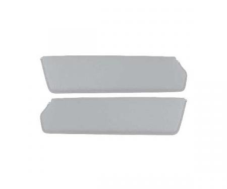 Ford Pickup Truck Sun Visors - New Style - Off-White Corinthian Grain Vinyl - Ford F100 To Ford F900