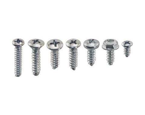 Ford Pickup Truck Interior Trim Screw Set - 50 Pieces