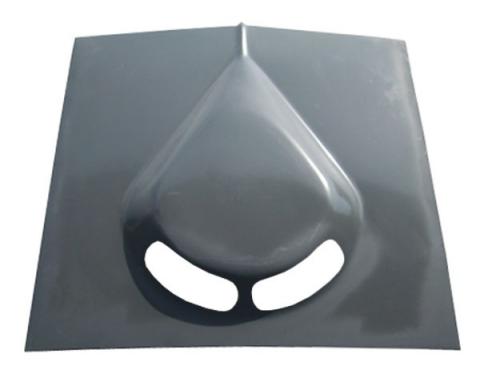 Teardrop Bubble Hood, Fiberglass, Fairlane, Ranchero, 1966-1967