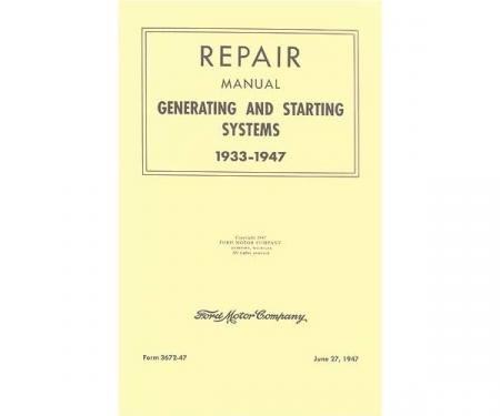 Repair Manual - 42 Pages - Ford