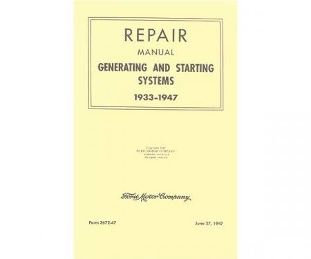 Repair Manual - 42 Pages - Ford