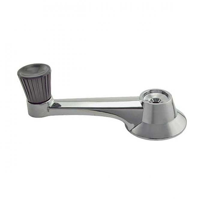 Window Crank Handle - With Black Knob - Left Or Right