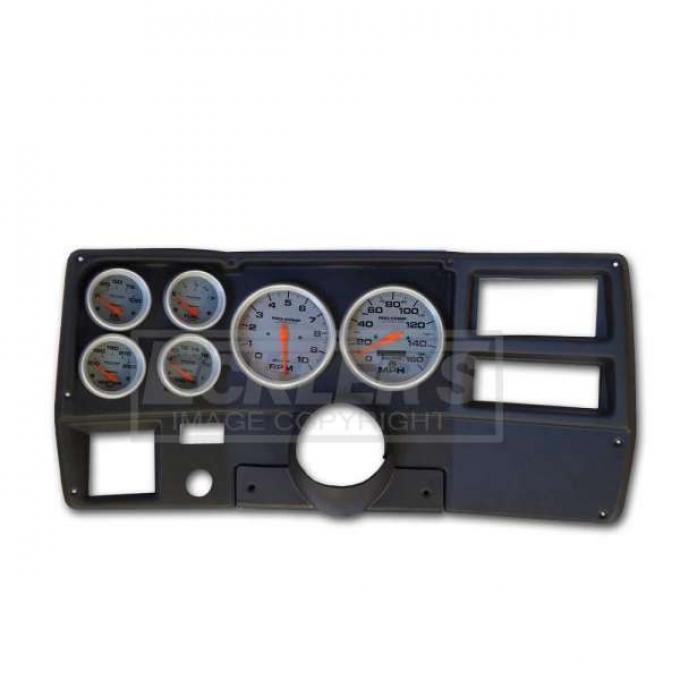 Classic Dash Instrument Panel With Autometer American Muscle Electric Gauges, With Air Conditioning Vent And Without Wiper, 1984-1987