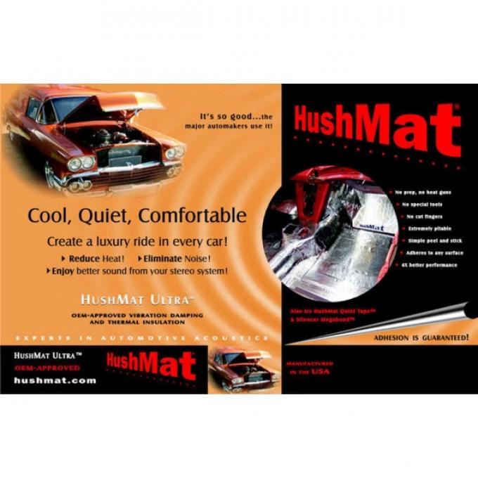 Hushmat Ultra Insulation, Door Or Firewall, For Chevelle, 1964-1967