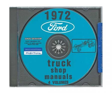 Ford Pickup Truck Shop Manual On CD