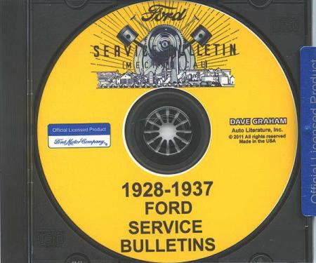 Service Bulletins CD, Ford Car and Truck, 1928-1937