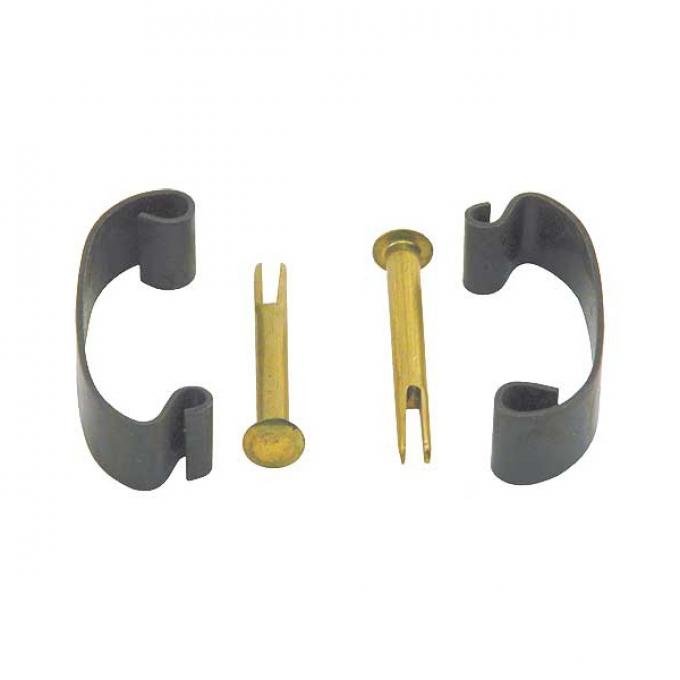 Distributor Cap Clip Set - With Rivets - Ford