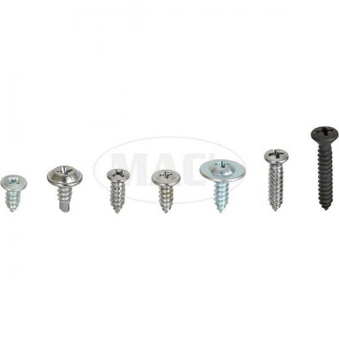 Exterior Screw Kit (78 Pieces)-With Ww, Ranchero, 1976