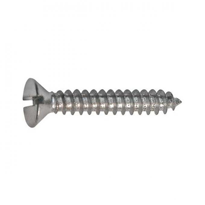 Oval Head Sheet Metal Screw - Slotted - 8 X 1