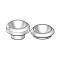 Tie Rod Or Drag Link Seat Set - 8 Pieces - Ford