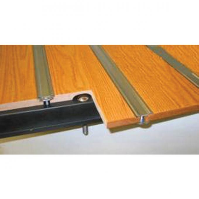 Chevy Truck Bed Flooring, Short Bed, Step Side, Oak, With Hidden Mounting Holes, 1955 (2nd Series)-1959