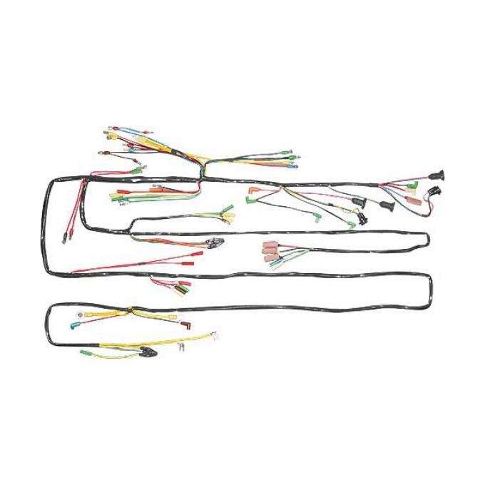 Ford Pickup Truck Dash Wiring Harness - Use With 30, 40 Or 60 Amp Generator - 6 & 8 Cylinder