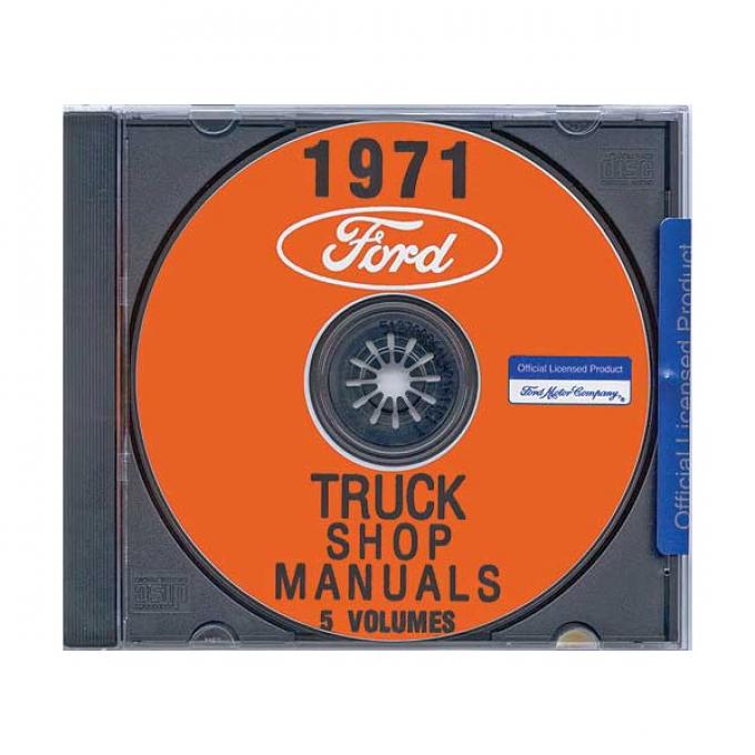 Ford Pickup Truck Shop Manual On CD